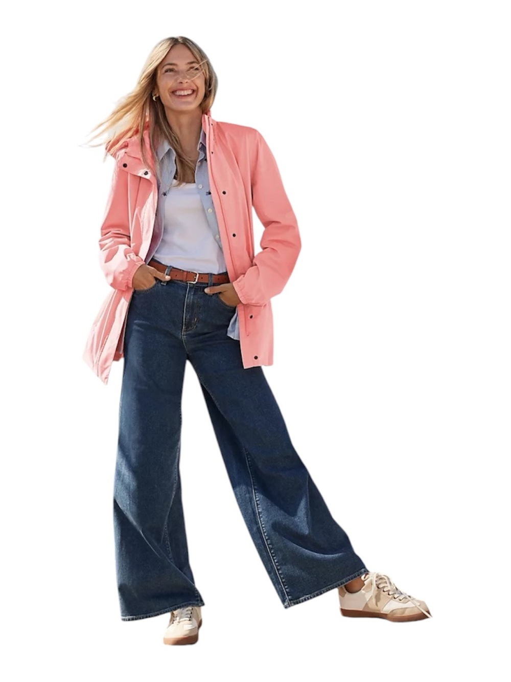 NEW! Lands End (14) Wide Leg Jeans